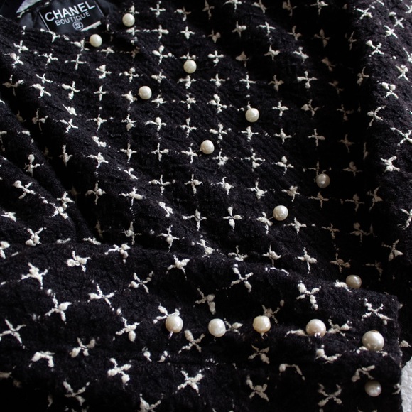 Rare Chanel Vintage 1983 Karl Black Jacket Suit - Picture 8 of 13